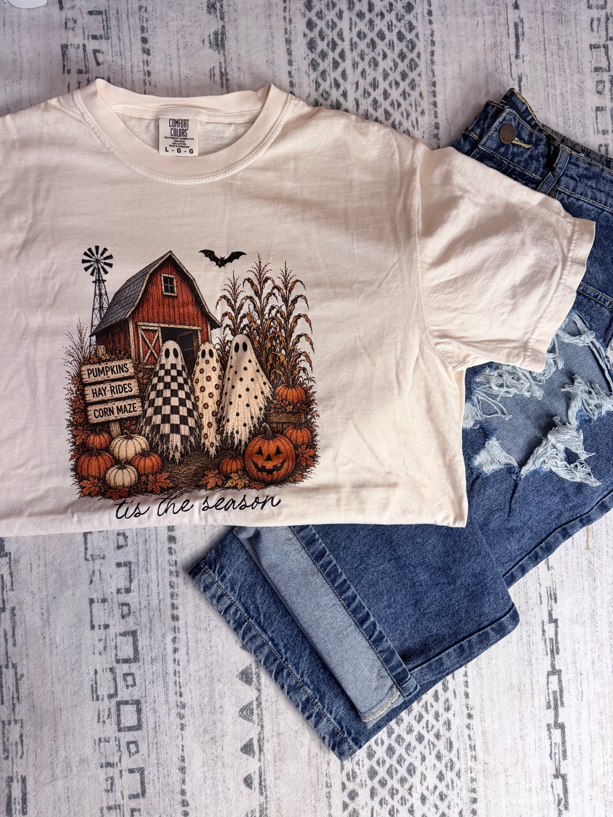 Pumpkin Patch Ghosts Comfort Colors Tee | PREORDER