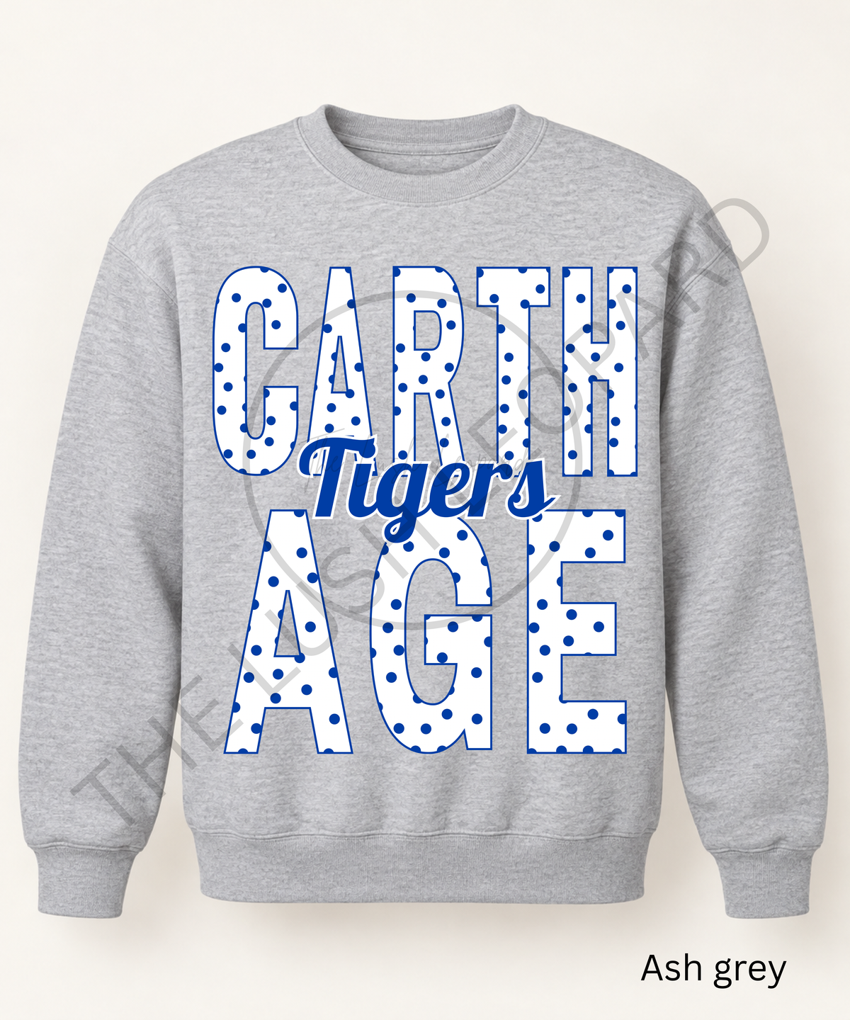 Custom Polka Dot School Spirit Sweatshirt