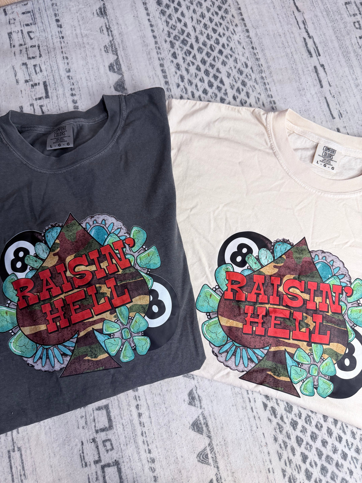 Raisin’ Hell Western Comfort Colors Tee | PREORDER