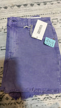 Raw Hem Shorts - Lavender