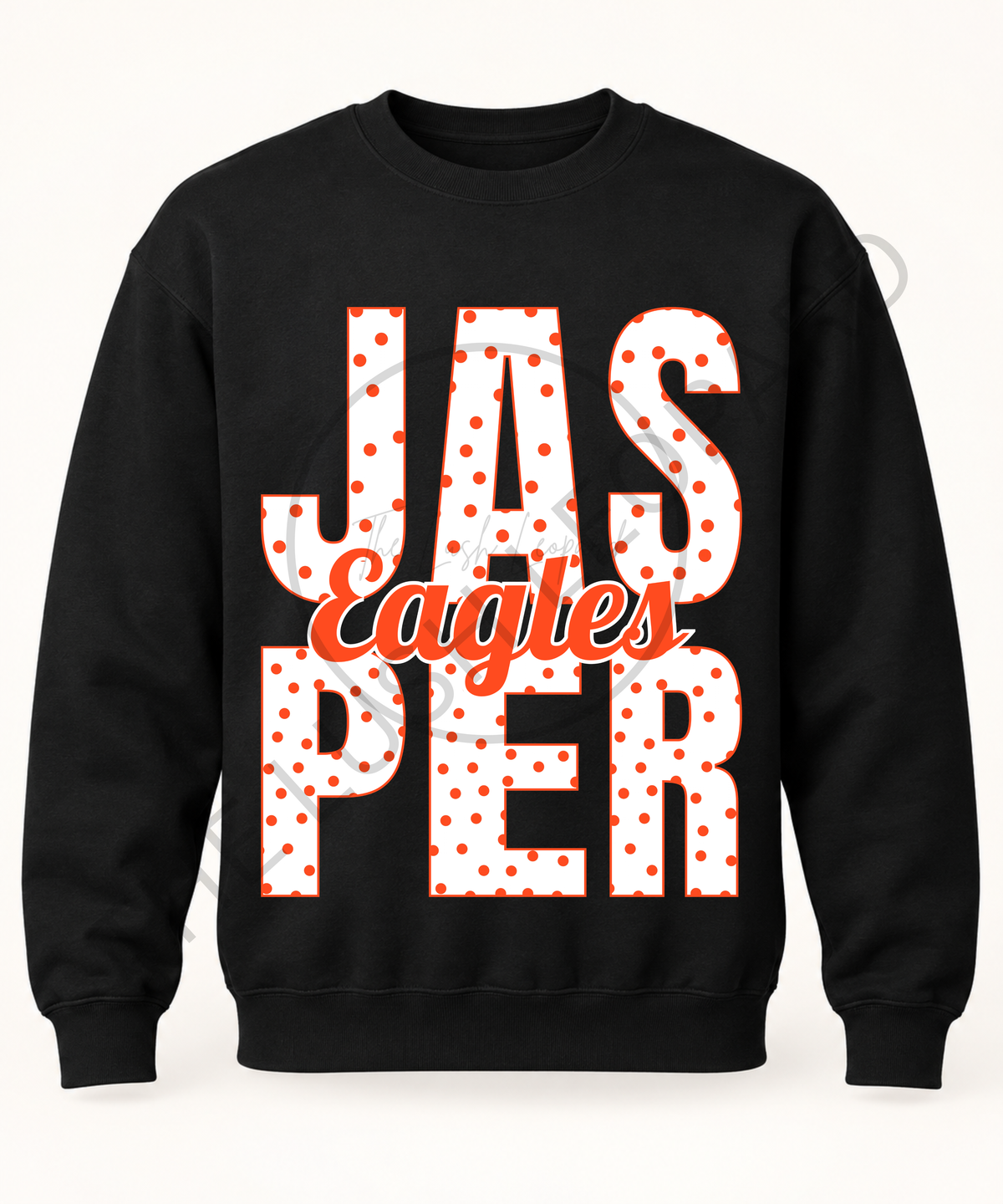 Custom Polka Dot School Spirit Sweatshirt