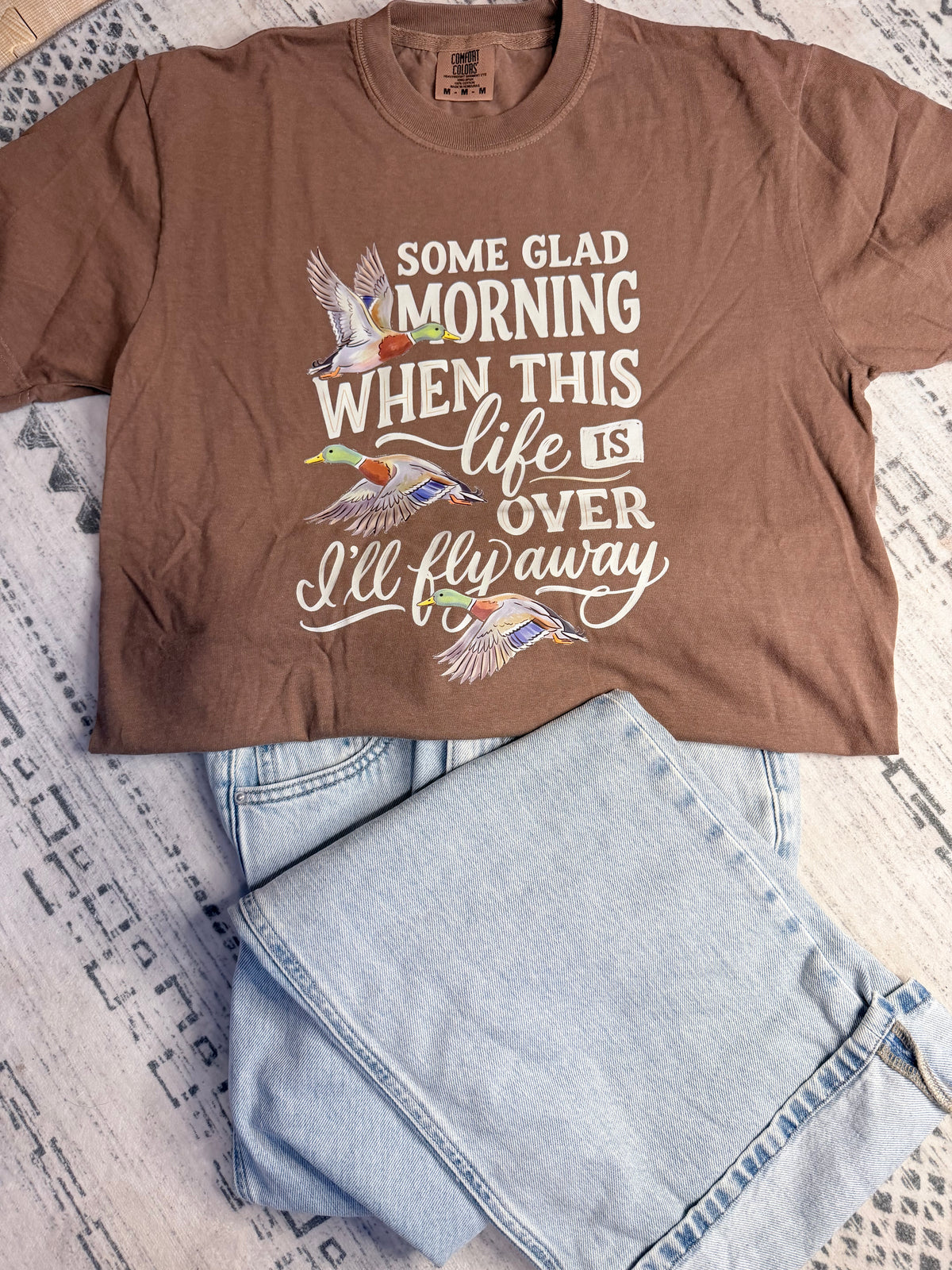 Some Glad Morning Comfort Colors Tee