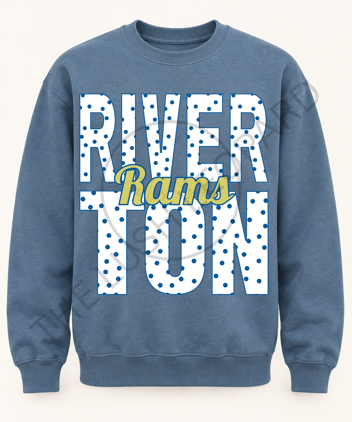 Custom Polka Dot School Spirit Sweatshirt