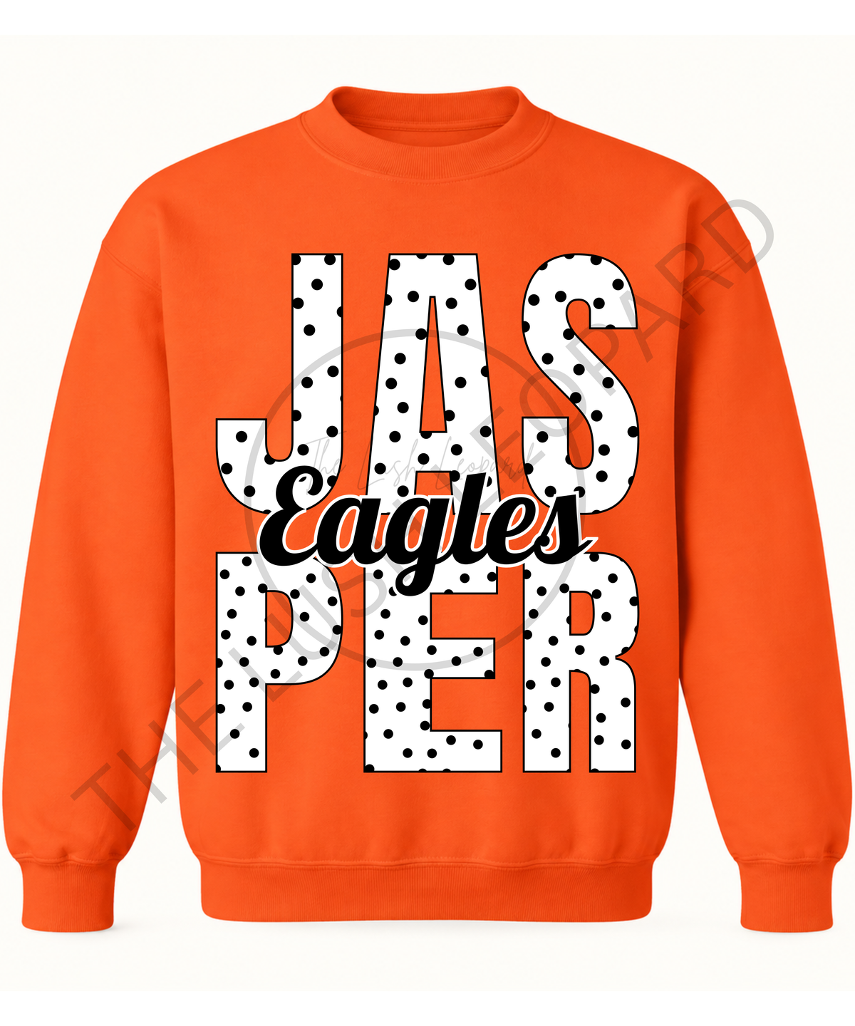 Custom Polka Dot School Spirit Sweatshirt