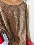 Blakeley - Cheetah Mock Neck Sweatshirt