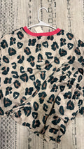 Leopard/Pink Short Set
