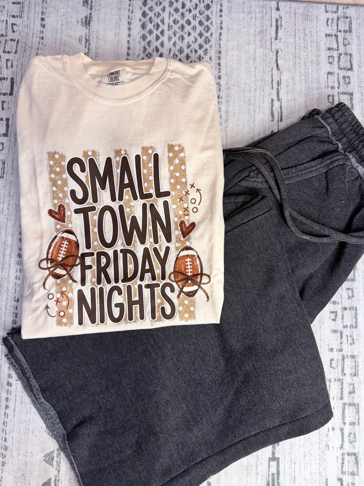 Small Town Friday Nights Comfort Colors Tee