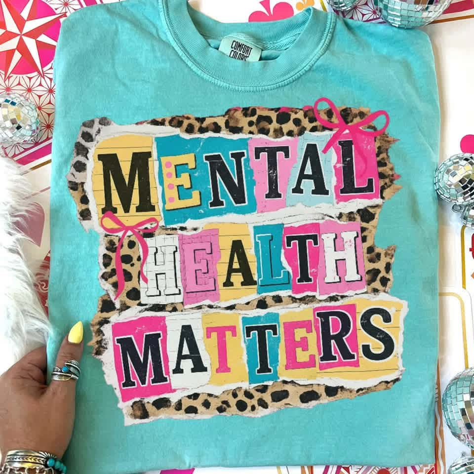 Mental Health Matters Comfort Colors Tee | PREORDER